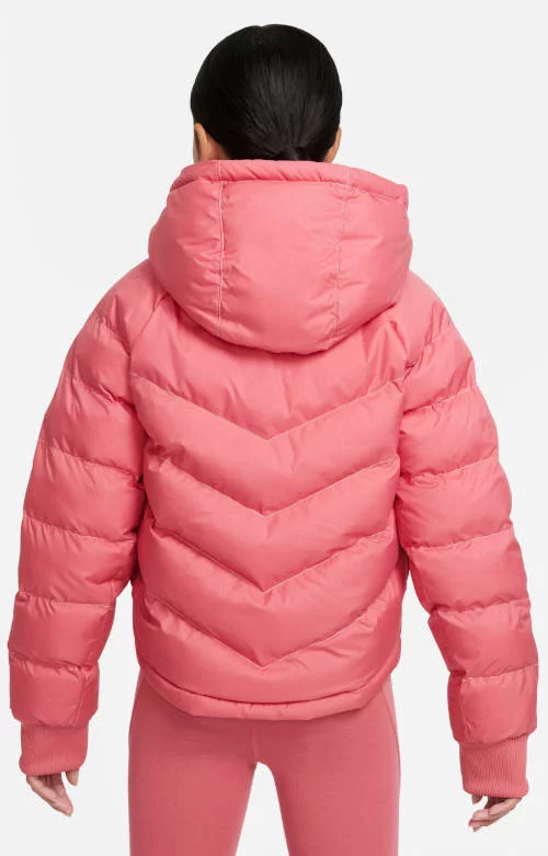 Ватирано розово детско зимно яке Nike